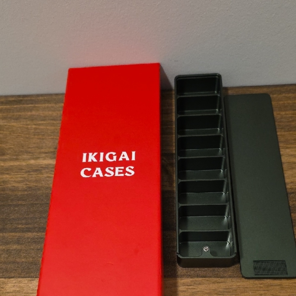NEW - Ikigai Aluminum Pillcase, Weekly XL, Forest Green